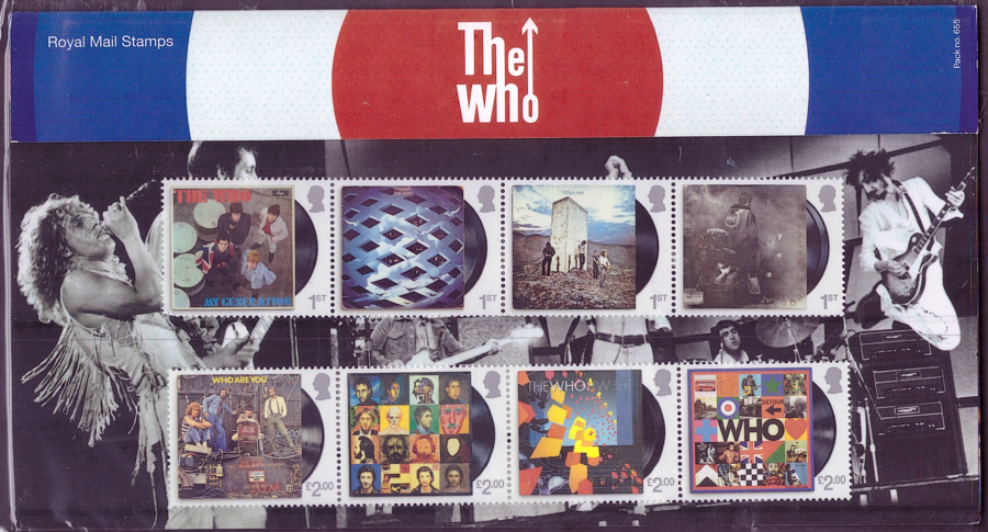 (image for) 2024 The Who Royal Mail Presentation Pack 655